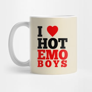 I Love Hot Emo Boys Mug